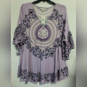 New Blue Sun Tunic / Size 2X